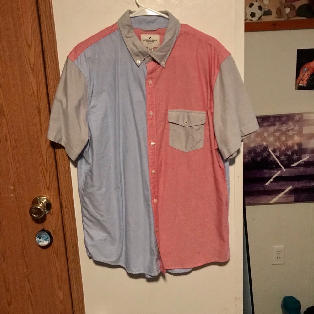 American eagle button up shirt